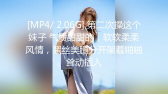 [MP4/ 2.06G] 第二次操这个妹子 气质甜甜的，软软柔柔风情，黑丝美腿分开架着啪啪耸动插入