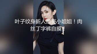 叶子纹身新人漂亮小姐姐！肉丝丁字裤自摸！